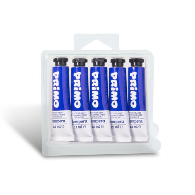 5 x 12ml Premium Poster Paint - Ultramarine