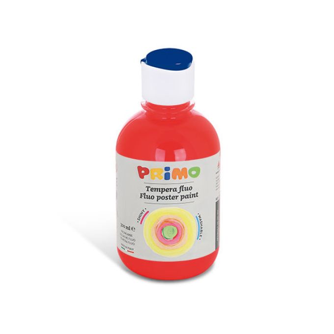 300ml Tempera Fluro Premium - Vermillion Red