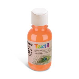 125ml Fluro Textile Paint - Orange