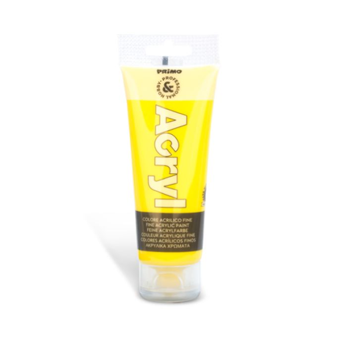 75ml Acrylic Tube - Primary Yellow