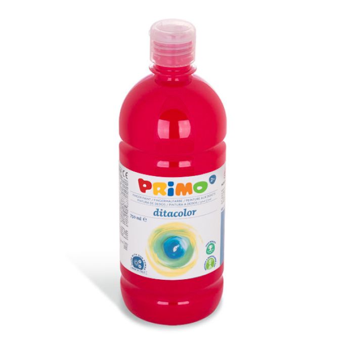 750ml Finger Paint - Vermillion Red