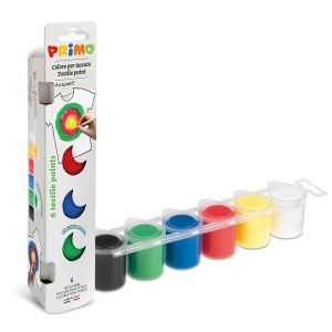 6 x 25ml Textile Paint