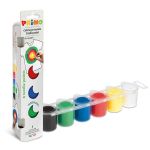 6 pots of 25ml textile paint set