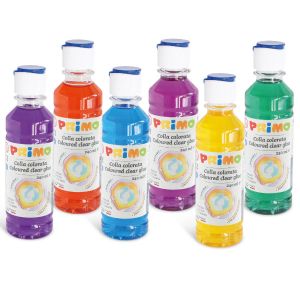 6 x 240ml Coloured Water-based Glue