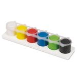 6 pots of 25ml acrylic paint set