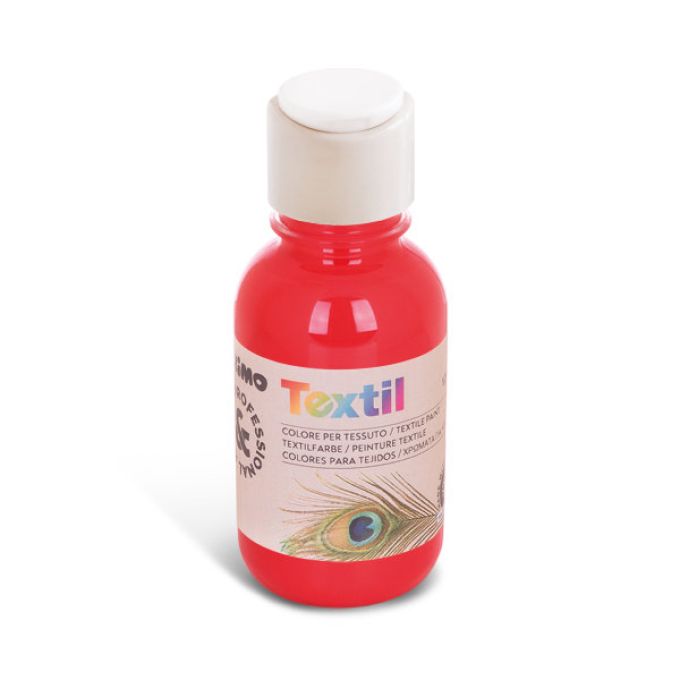 125ml Textile Paint - Vermillion Red